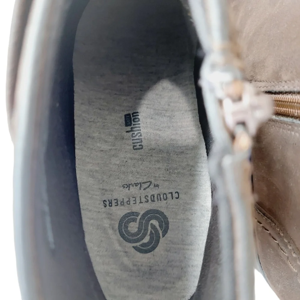 Clarks dark brown